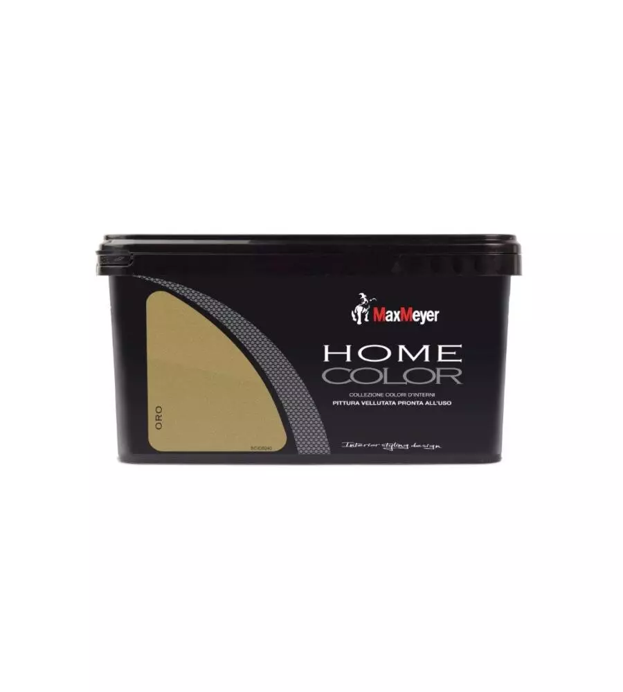 Idropittura lavabile "home color" - colore oro - 750 ml.